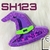 SH123 SOMBRERO BRUJA HALLOWEEN