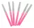 ESCOVINHA BROW LAMINATION ROSA 5 UNIDADES - comprar online