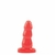 PLUG ANAL ESCALONADO ROJO (13 cm x 3,5 Ø)