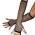 Guantes de red negro