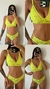 Conjunto bralett tul fluo
