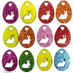 100 Adesivos Pet De Páscoa E.v.a Aplique Piercing Pet Shop