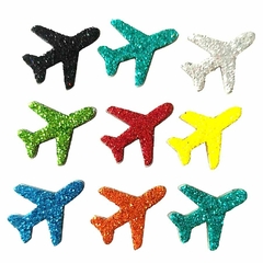 100 Adesivos de Avião Coloridos