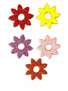 100 Adesivos Pet Flores Eva na internet