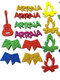 kit 100 Adesivos Sortidos Festa Junina - comprar online