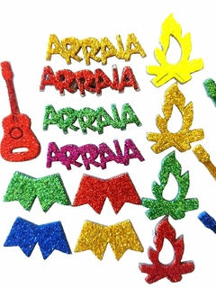 kit 100 Adesivos Sortidos Festa Junina na internet