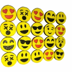 20 Adesivos Emojis - Mundo Pet Adesivos