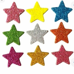 100 Adesivos de Estrelas Coloridos
