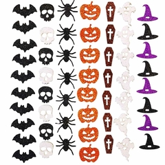 100 Adesivos Pet Halloween Sortios