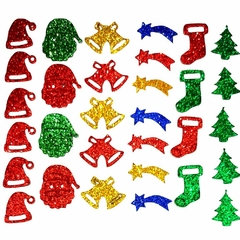 100 Adesivos Pet Aplique Natal Eva Glitter Pet Shop Cães - comprar online