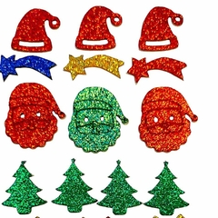 100 Adesivos Pet Aplique Natal Eva Glitter Pet Shop Cães na internet