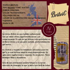 BRITVIC TONICA 150 ml - comprar online