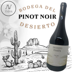 DESIERTO PAMPA PINOT NOIR ~ 3 cuotas o 10% off x trans. - comprar online