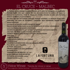EL CRUCE ~ MALBEC ~ 3 cuotas o 10% off x trans. en internet
