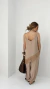 MUSCULOSA CAMELI SEDA CRUSH LISO - comprar online