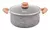 Cacerola Hudson Granito Stone Aluminio Forjado 24cm Color Gris