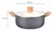 Cacerola Hudson Gris De Aluminio Con Antiadherente De 24 Cm