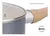Cacerola Antiadherente Cerámico Hudson Gris 18 Cm Aluminio - comprar online