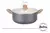 Cacerola Hudson Gris De Aluminio Con Antiadherente De 24 Cm - tienda online