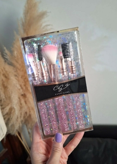 Set Brochas con glitter x5
