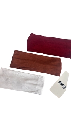 Vincha elástica x 3 unidades - comprar online