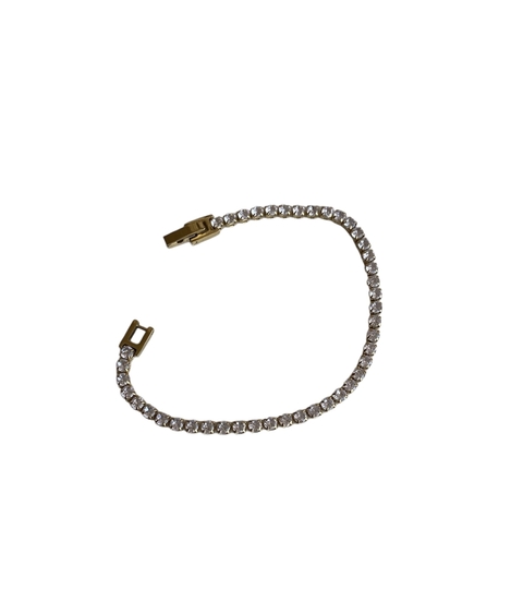 Pulsera zirconia cuadrada
