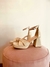 Sandalia Chel Hueso Charol - 260138 - comprar online