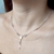 Terço com Zircônias Cristal, 23cm. Prata925 - loja online