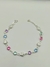 Pulseira Cores e Trevo, 21 cm. Prata925 - loja online