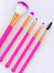 Kit Com 5 Pinceis Patinha - Ruby Anjo (Somente Cor Rosa Disponivel)