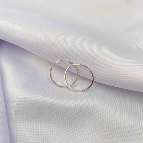 Argola Redonda Fio Quadrado - comprar online