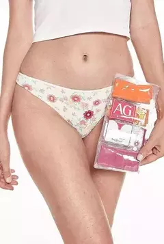 Pack X4 Bombacha Bikini Ana Grant Surtida Art 4449