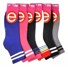 Medias de 1/3de Damas Estampasas ELEMENTO Art 401