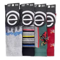 Media Caña Estampada Hombre ELEMENTO - comprar online