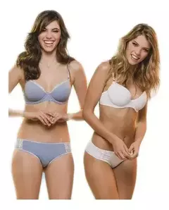 Coramina Conjunto Corpiño Taza Soft Base Culotteless 820 - comprar online