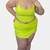Skort crepe flúor pliegue gra - comprar online