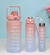 Kit 3 Garrafa Agua Squeeze Galão Com Adesivos Lembretes beber Agua SJT3