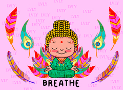 Stickers Buddah breathe - comprar online