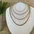 Colar Triplo Dourado
