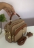 Bolsa Média Nude e Caramelo - comprar online
