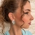Brinco Flor Perolada Cravejada - comprar online