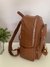 Mochila em Couro Sintético - Caramelo - comprar online