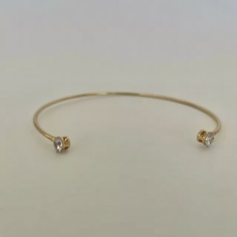 Choker aro strass
