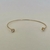 Choker aro strass