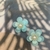 Brinco Flor Dupla - Mariê Acessórios