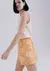 Shorts Feminino Em Viscolinho Com Pregas HBW6 - loja online