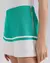 Shorts Feminino Bicolor Cintura Alta Com Linho k5UM1