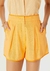 Shorts Feminino Cintura Alta Com Pregas K4ZU na internet