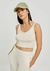 Regata Básica Feminina Cropped Em Ribana Canelada - comprar online