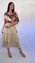 Saia Midi 3 Marias Areia - comprar online